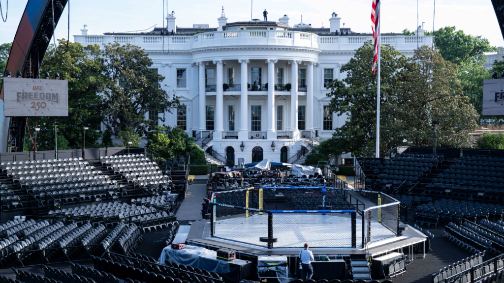 UFC arena at the White House
