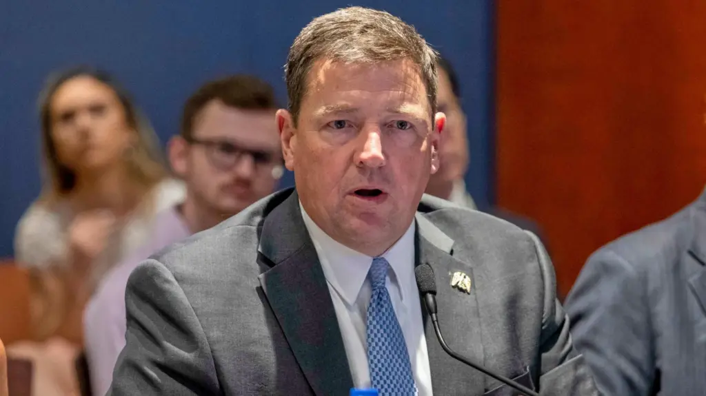 Ed Martin testifying in Congress.